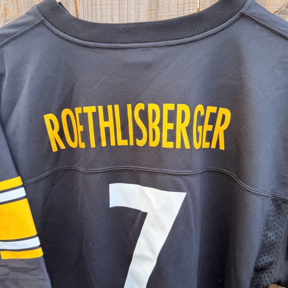 Pittsburg Steelers NFL Black and White Youth Jersey Size Youth XL - Picture 4 of 5